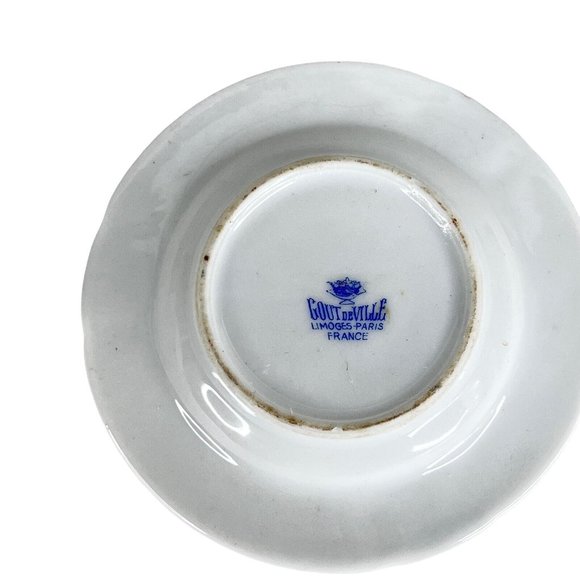 Vintage Limoges Gout De Ville Ashtray Paris France Basilica Sacre Coeur Souvenir - Picture 3 of 4